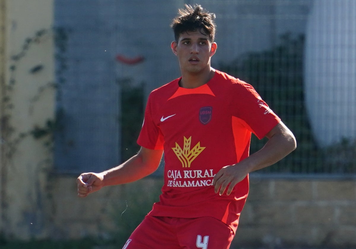 Sergio Rivas, en un encuentro con el Santa Marta.