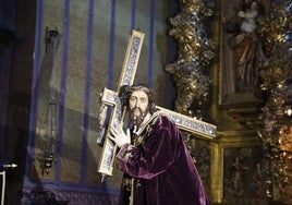 Imagen de Jesús Nazareno, en la iglesia de San Julián.