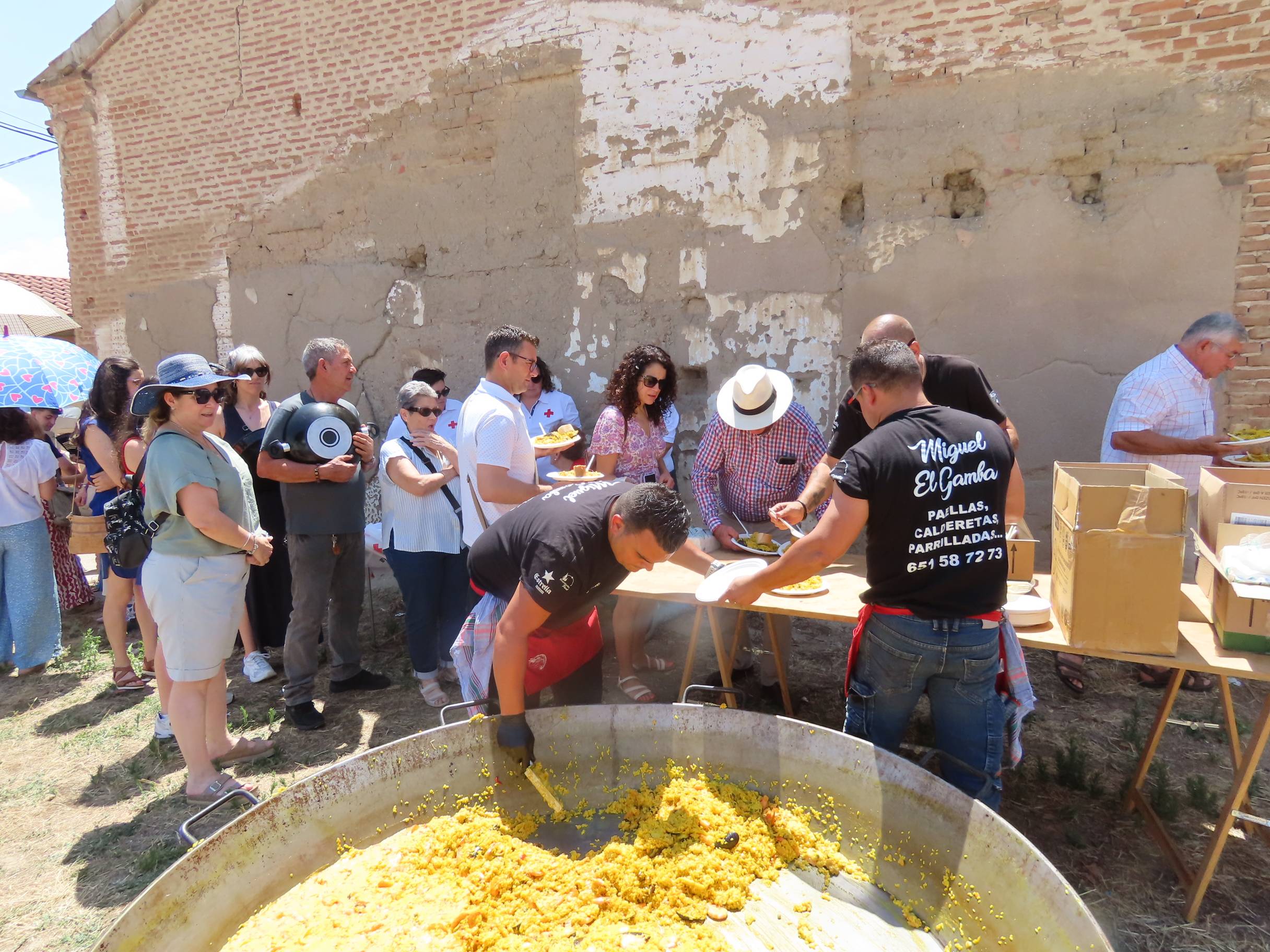 400 platos de paella para poner fin a las fiestas de Mancera