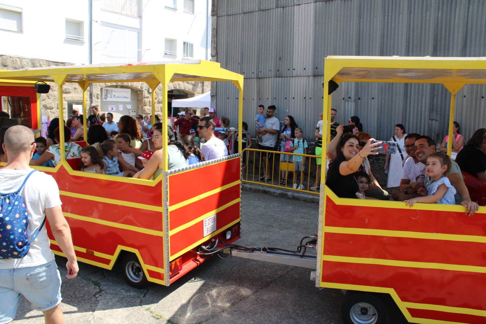 El barrio de La Antigua en Béjar honra a San Cristóbal para despedir sus fiestas de verano