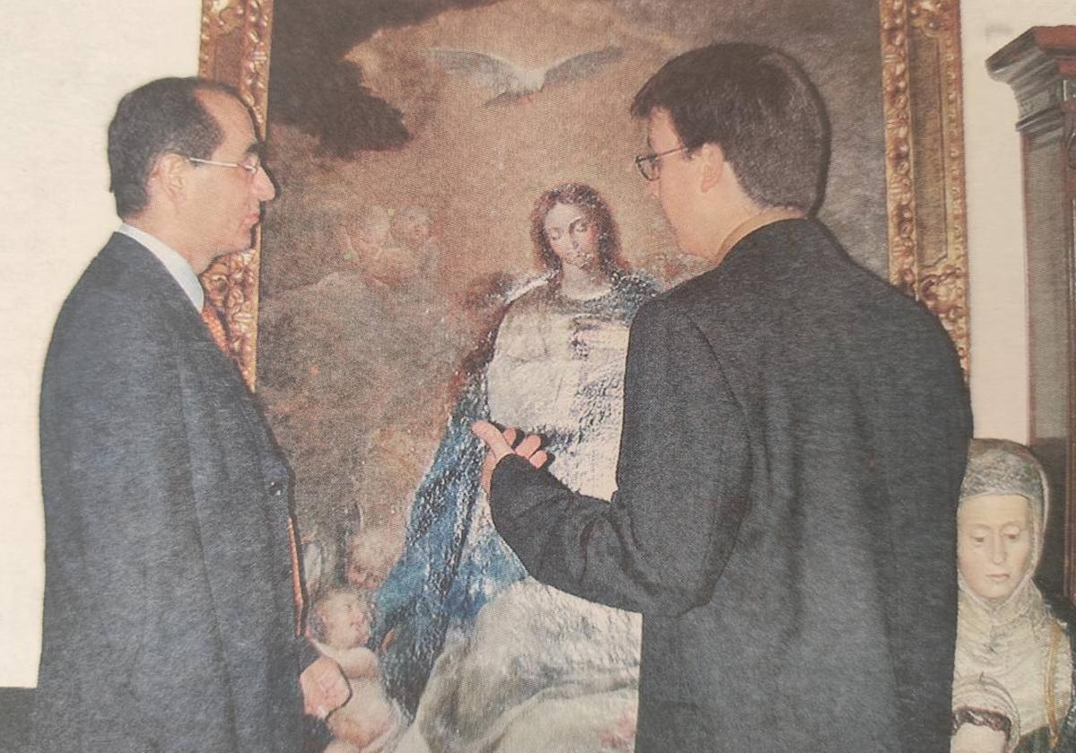 Exposición de arte sacro en Miróbriga en el año 2000.