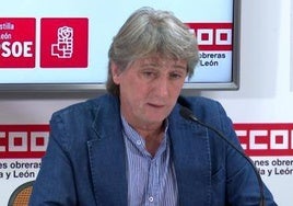 El secretario del PSOE en Castilla y León, Carlos Martínez.