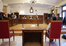 Un momento del juicio que esta semana ha acogido la Audiencia Provincial.