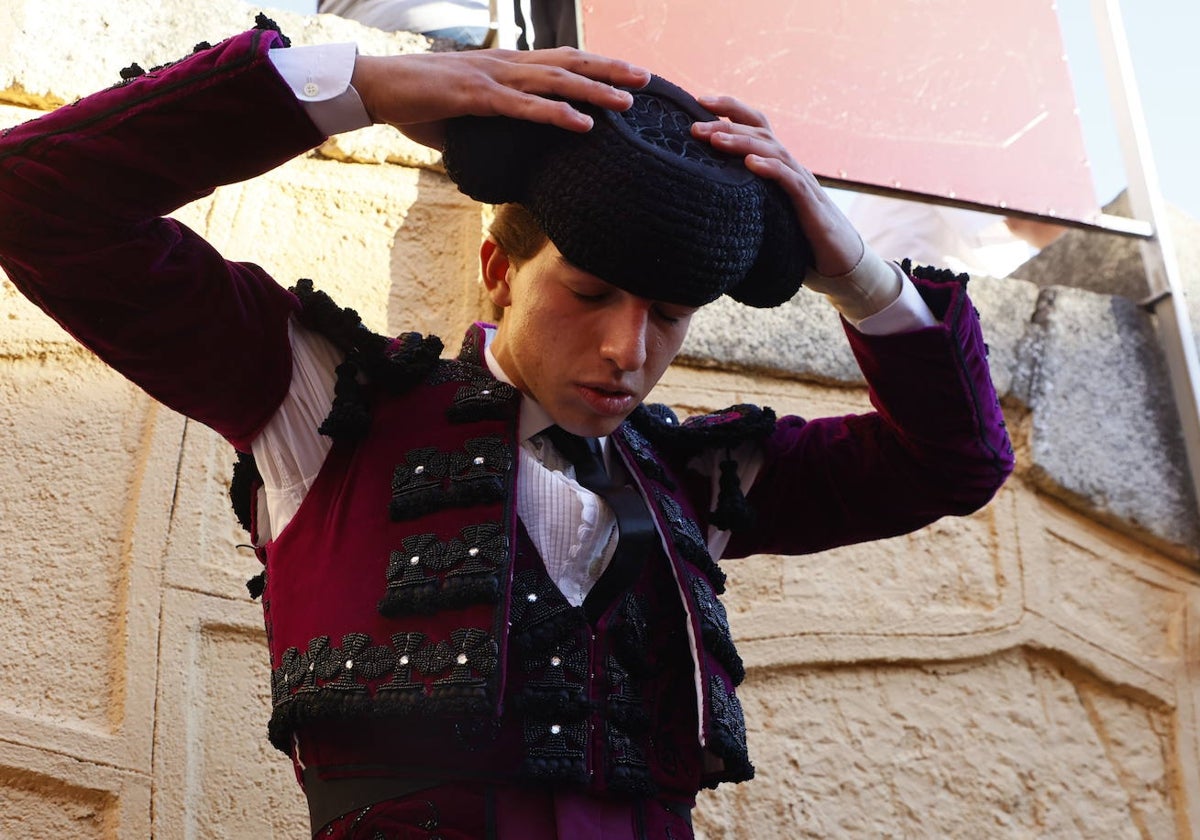 Julio Norte, en el patio de cuadrillas de La Glorieta.