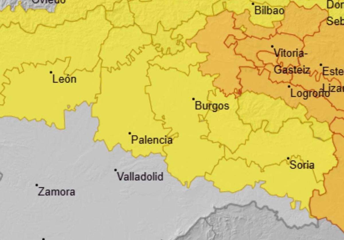La AEMET pone en aviso a cuatro provincias por lluvias y tormentas: una de ellas en nivel naranja