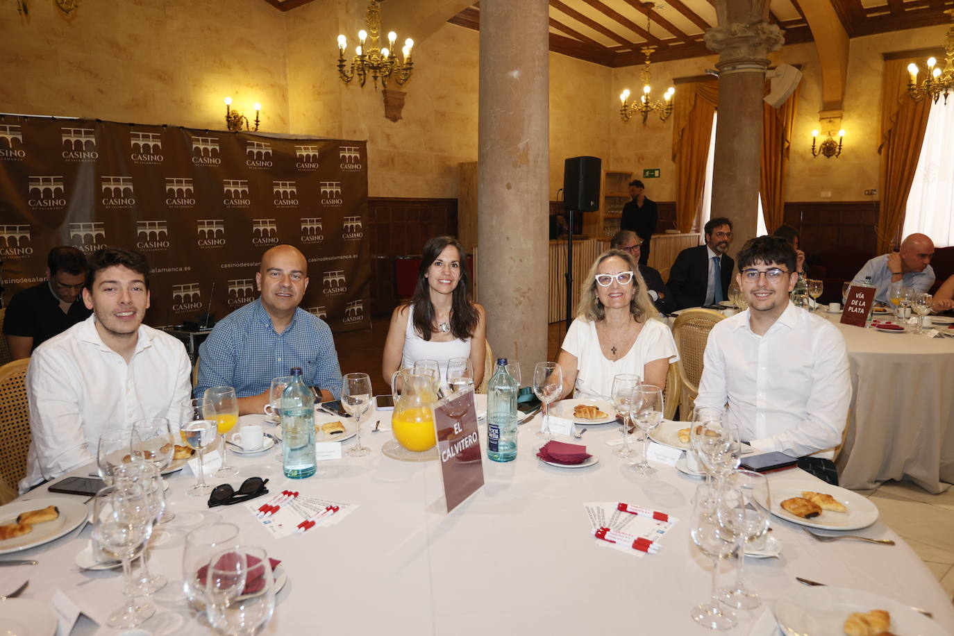 Javier Alonso (Xoborg Technologie SL), Alfonso López (Undanet), María Concepción Martín (ARSOFT), Chelo García-Honorato (LA GACETA) y Miguel Ángel Pérez (Ai Business).