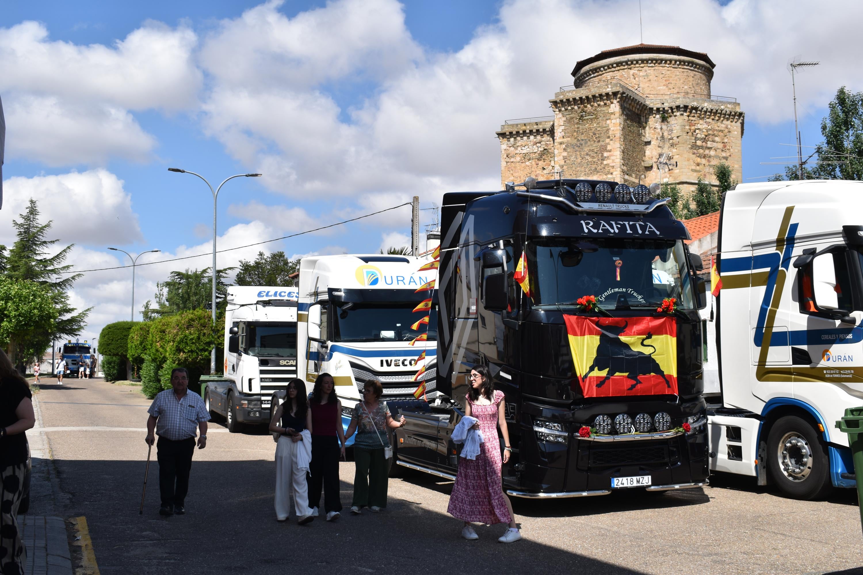 Devoción sobre ruedas en Alba de Tormes por San Cristóbal