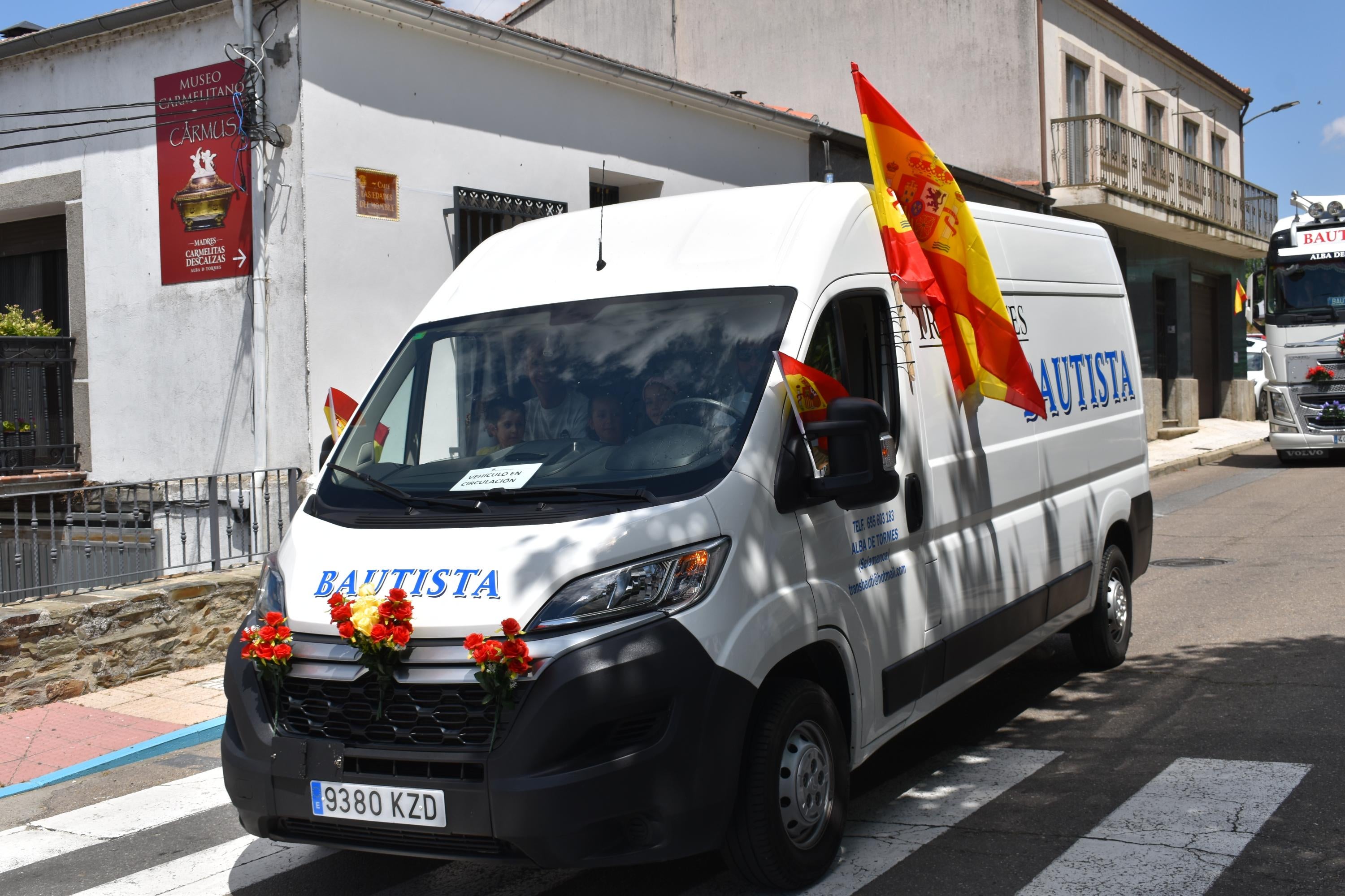 Devoción sobre ruedas en Alba de Tormes por San Cristóbal