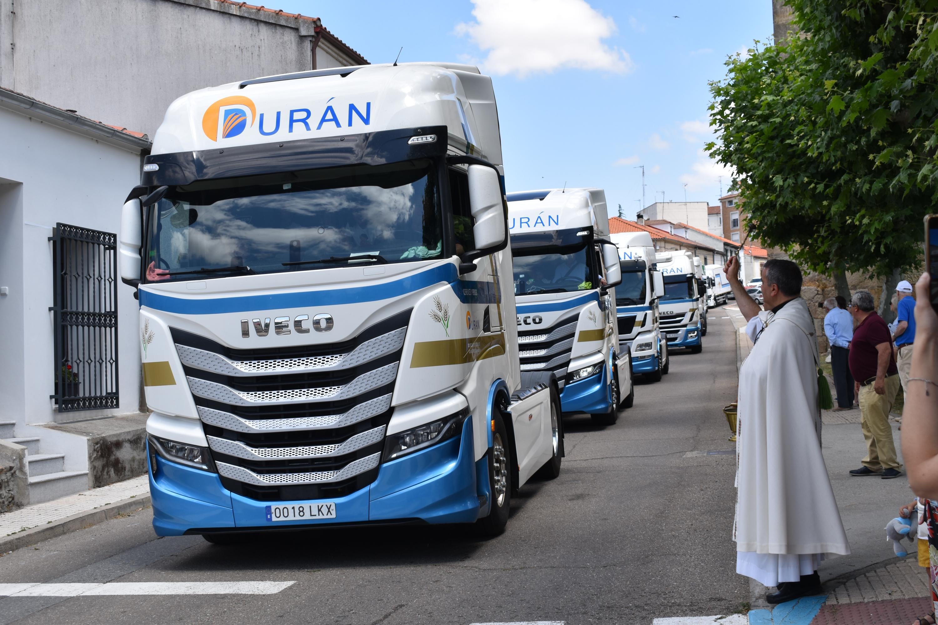 Devoción sobre ruedas en Alba de Tormes por San Cristóbal