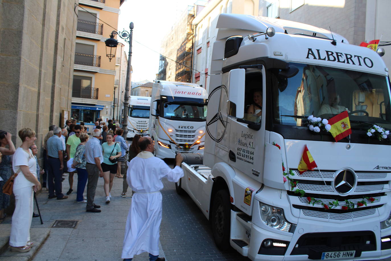 Guijuelo recibe la bendición de San Cristóbal