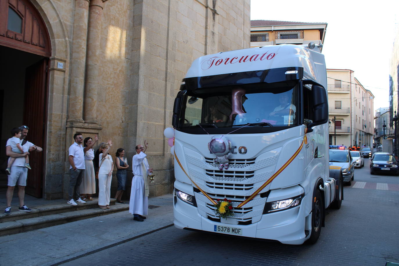 Guijuelo recibe la bendición de San Cristóbal