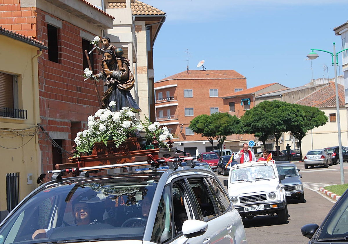 San Cristóbal vela por los conductores de Ciudad Rodrigo