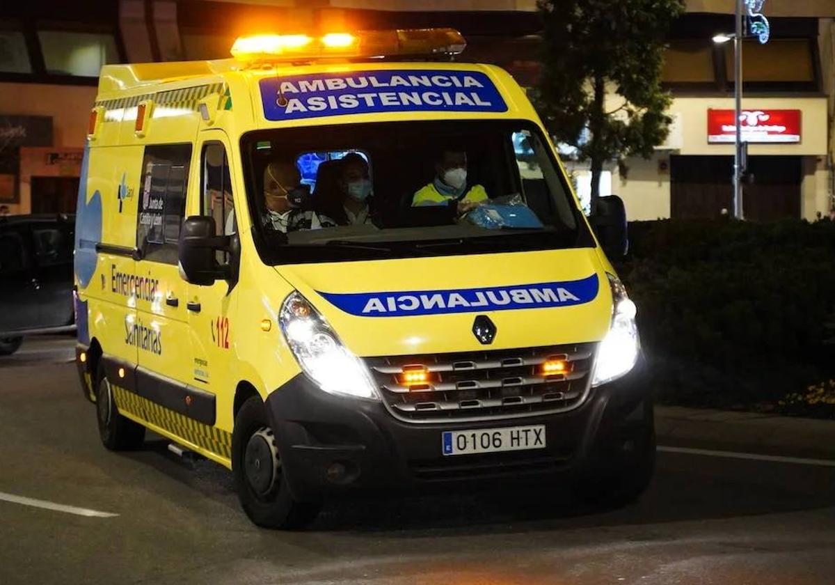 Una ambulancia del Sacyl.