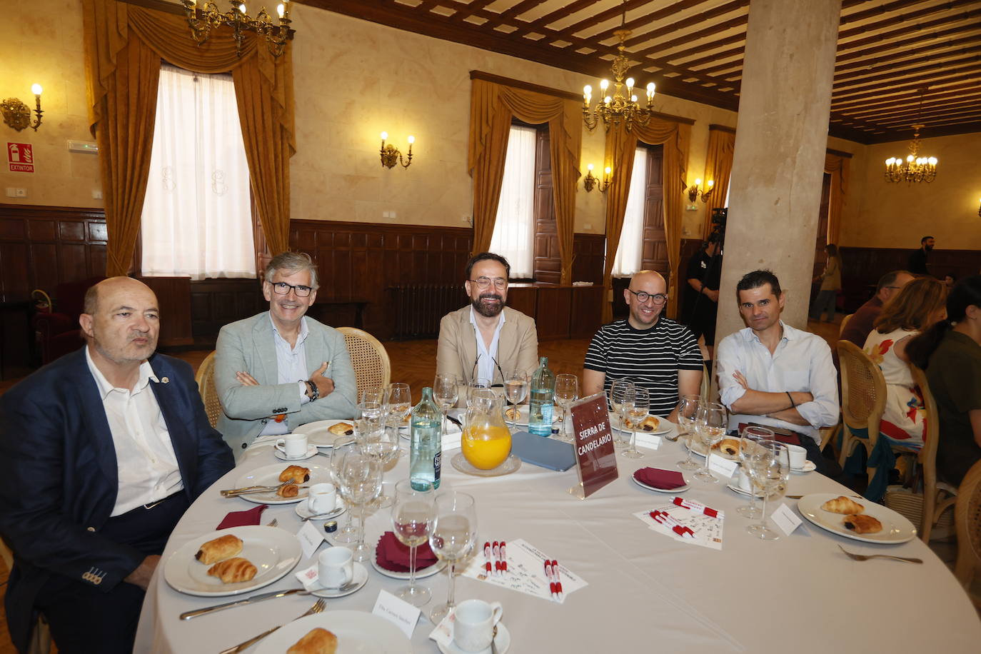 David Díez (Universidad de Salamanca), Javier Mateos (Auto Salamanca), Paco Blázquez (Grupo Blázquez), Jorge Elvira (Servicios Punto Viso) y Javier Calvo (Arysan).
