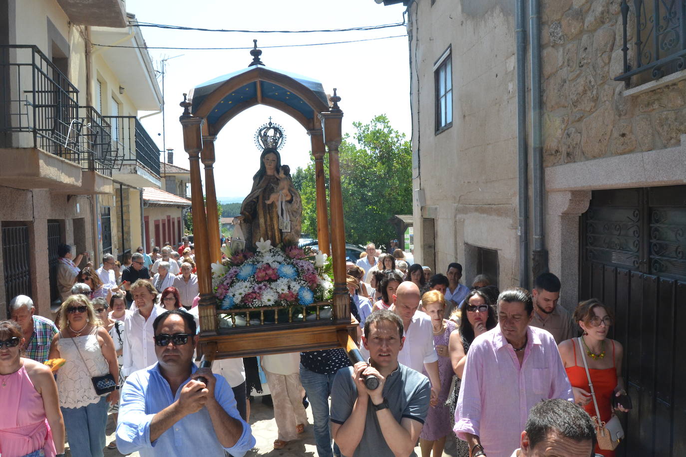 Devoción serrana por la Virgen del Carmen