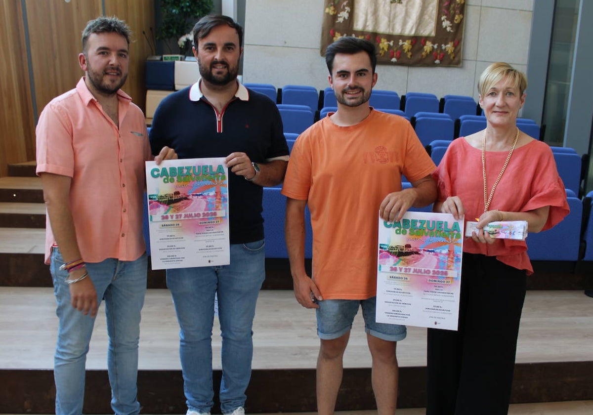 Roberto H. Garabaya, Jaime Elena, Rafael Rodríguez y Yolanda Alonso.