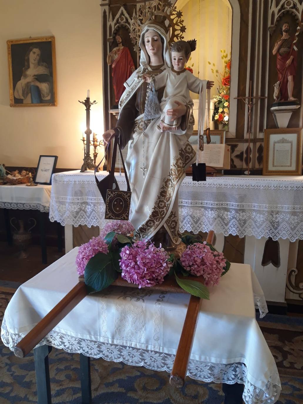 Peregrinación en Sancti Spíritus por la Virgen del Carmen