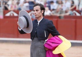 Alejandro Marcos, en La Glorieta el pasado 12 de junio.