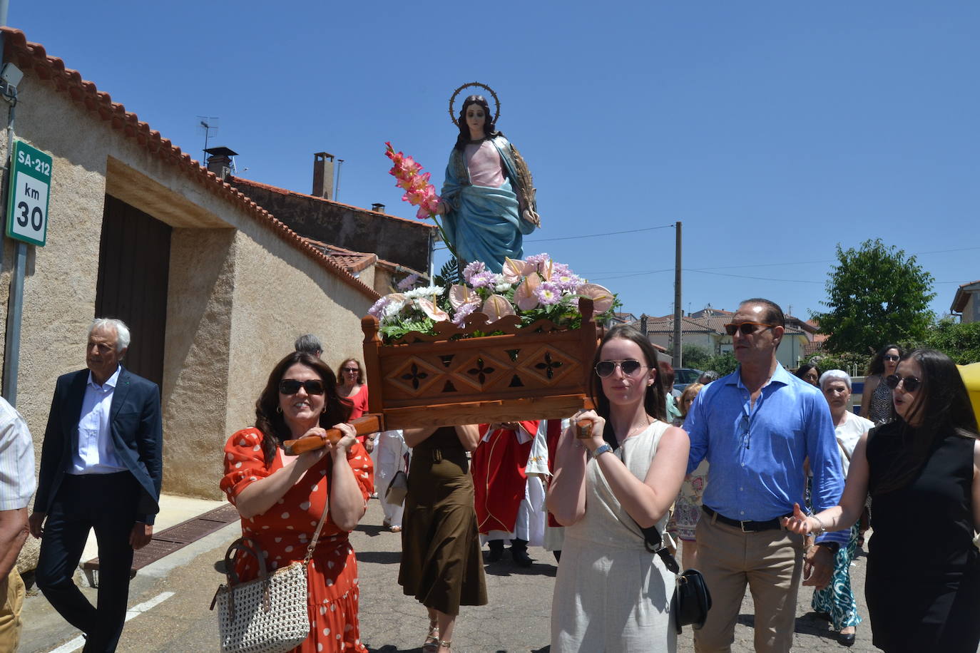 Escurial de la Sierra honra con fervor a Santa Marina
