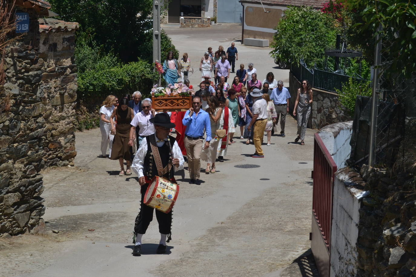 Escurial de la Sierra honra con fervor a Santa Marina