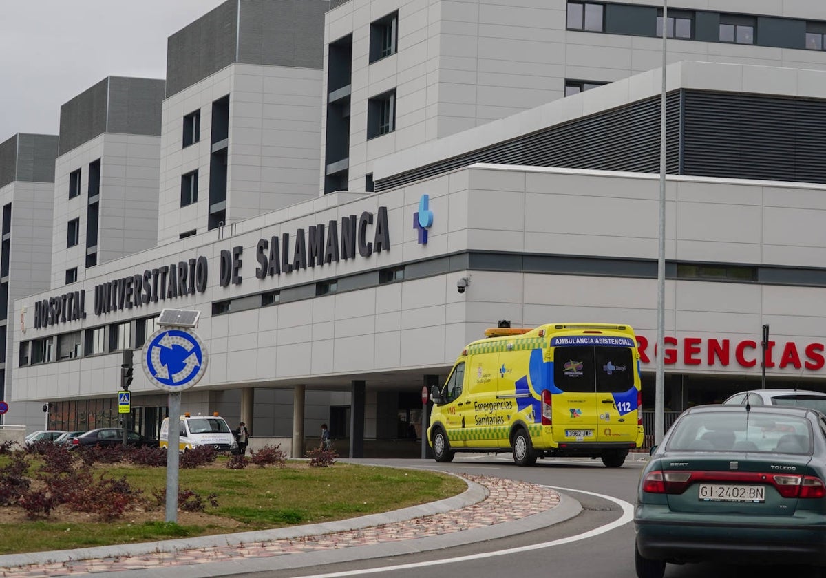 El herido ha sido evacuado al Hospital de Salamanca.