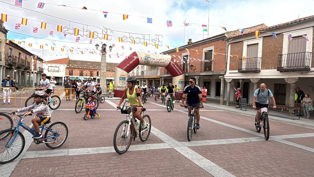 Animada IX quedada ciclista y runner en Santiago de la Puebla