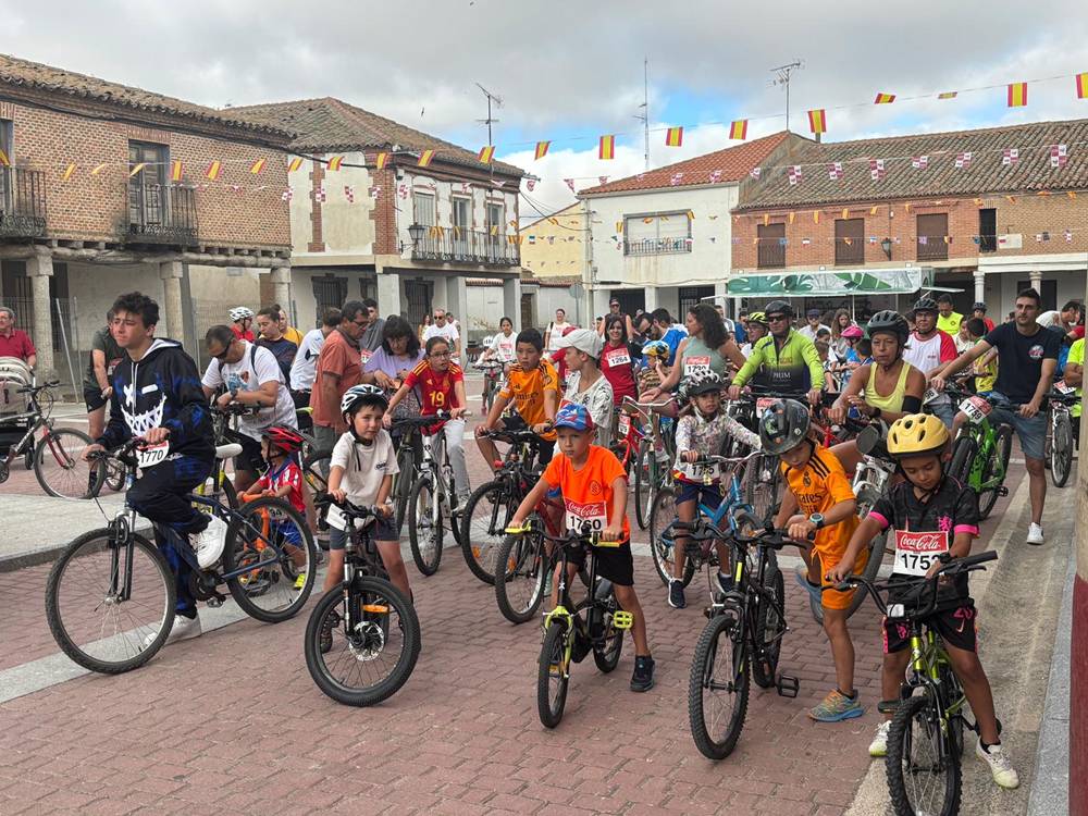 Animada IX quedada ciclista y runner en Santiago de la Puebla
