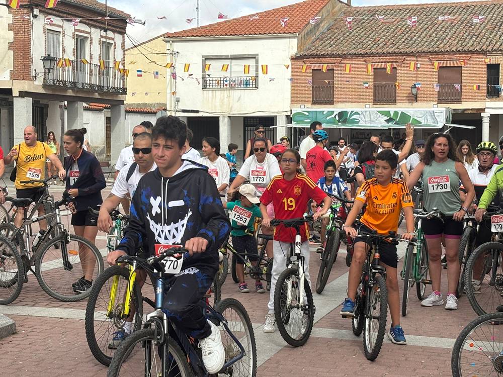 Animada IX quedada ciclista y runner en Santiago de la Puebla