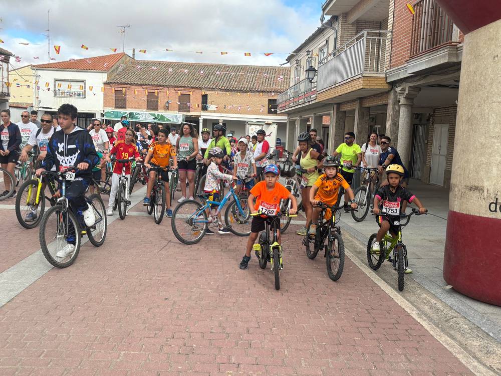 Animada IX quedada ciclista y runner en Santiago de la Puebla