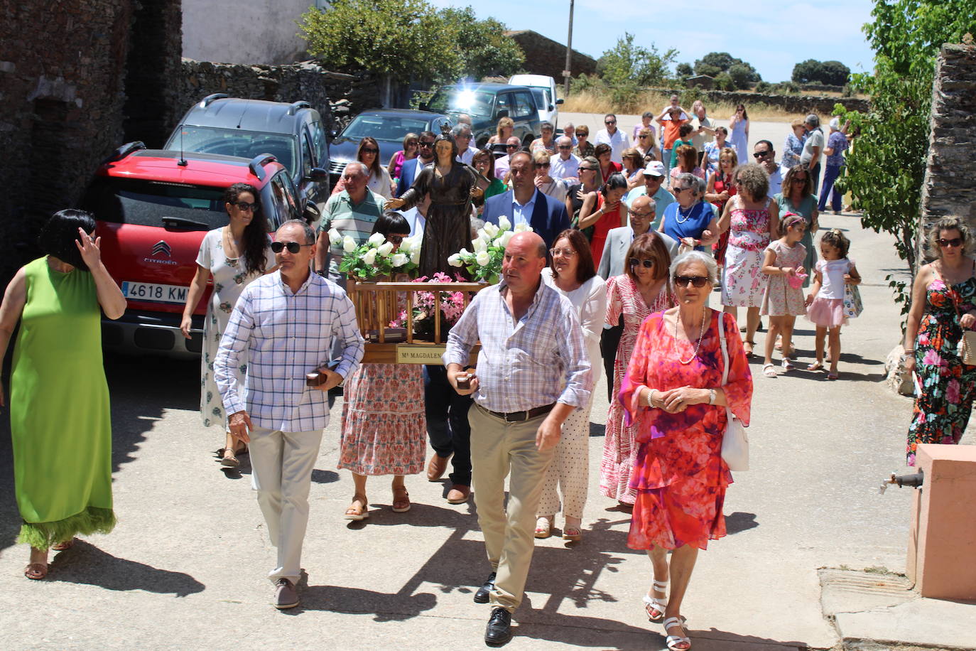 Palacios de Salvatierra honra a Santa María Magdalena