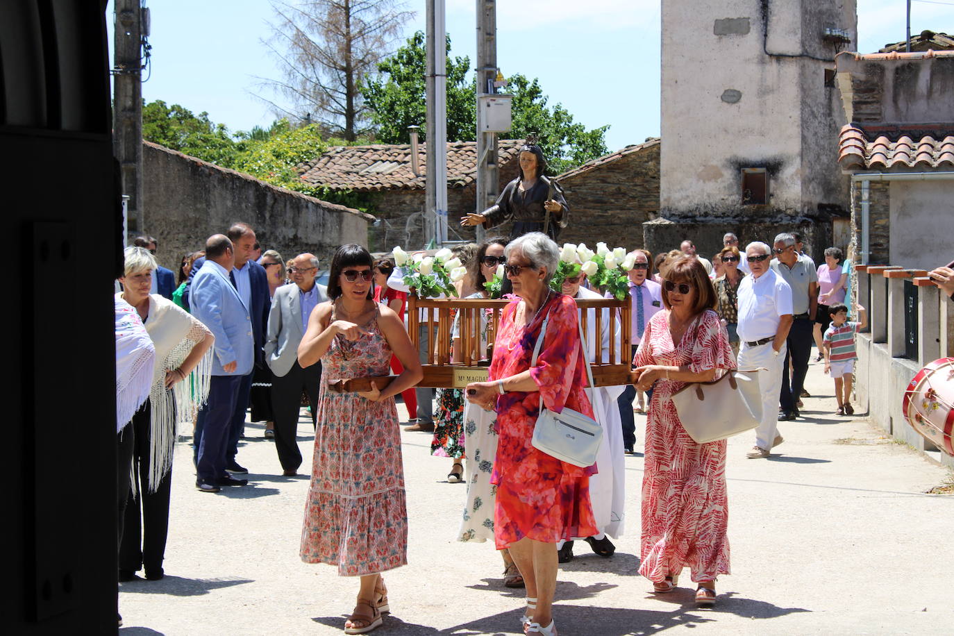 Palacios de Salvatierra honra a Santa María Magdalena