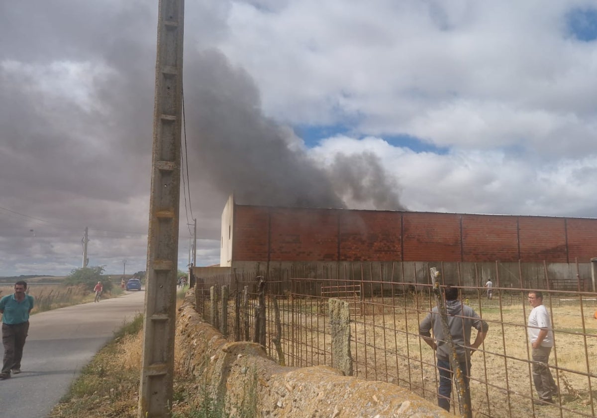 Imagen del incendio.