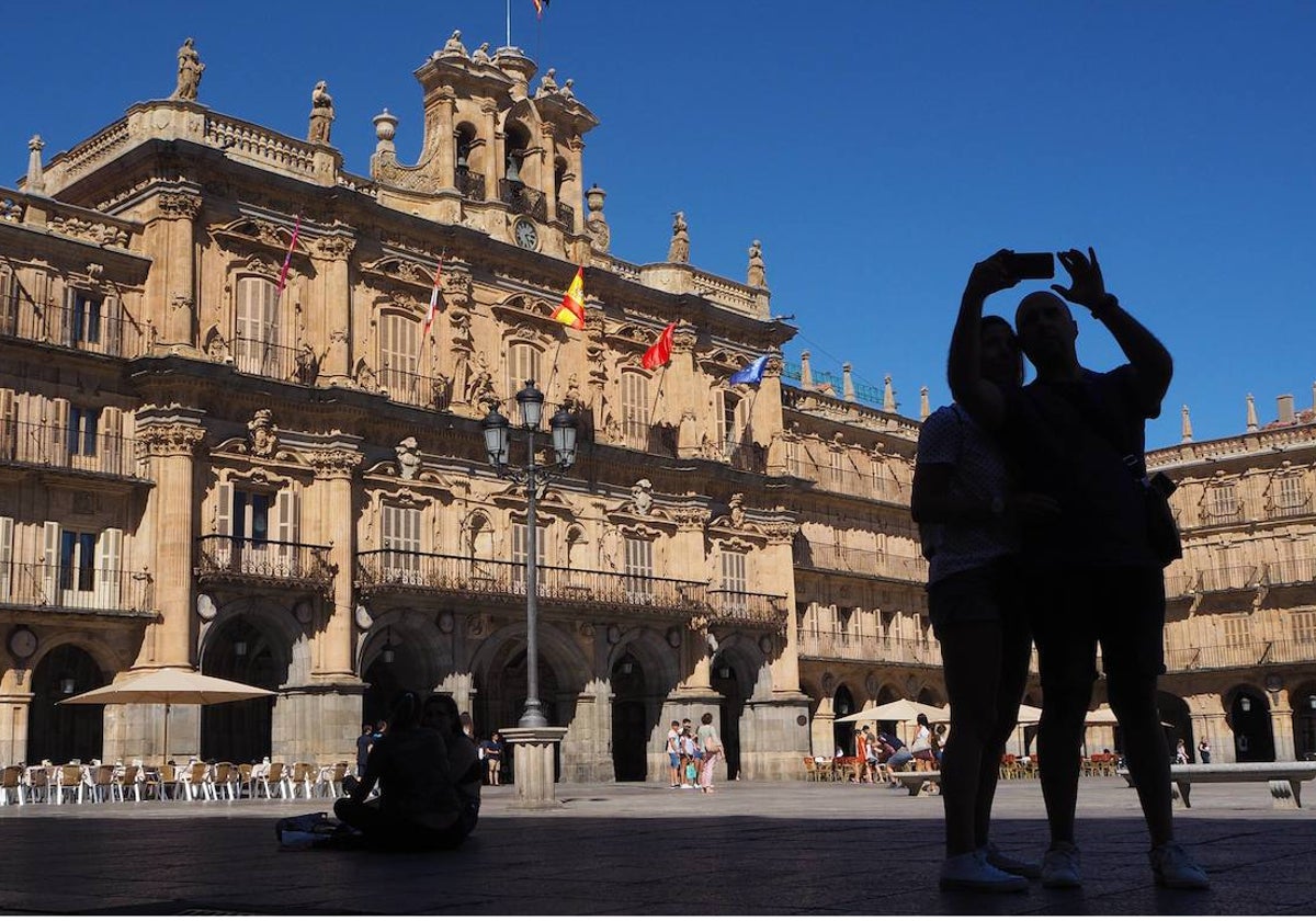 Fachada del Ayuntamiento de Salamanca.