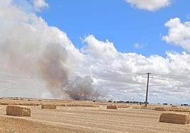 Imagen del incendio.