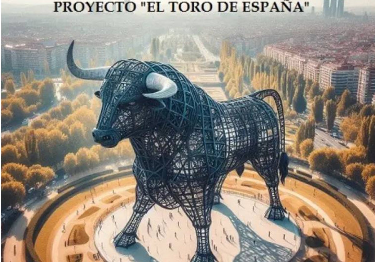 Imagen del proyecto del gigantesco astado