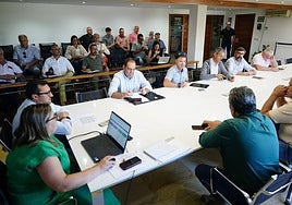 Mesa del cereal de la Lonja de Salamanca.