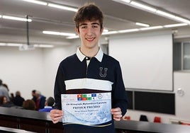 El estudiante Diego Alonso Domínguez.