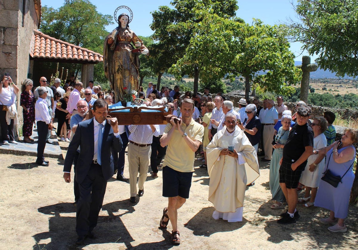 El Tejado honra a Santa María Magdalena
