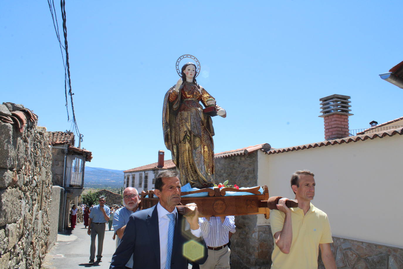 El Tejado honra a Santa María Magdalena