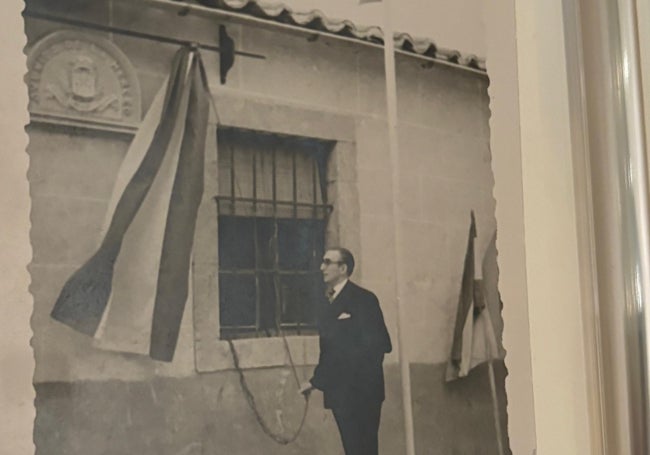 Inauguración de la Avenida de la Merced hacia el año 1948.
