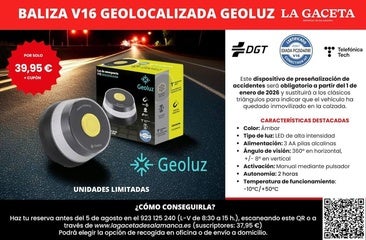 Consigue una Baliza V16 Geolocalizada Geoluz con LA GACETA