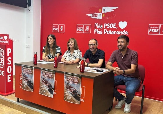 Miryam Toral, Carmen Ávila, David Serrada y Fran Díaz.