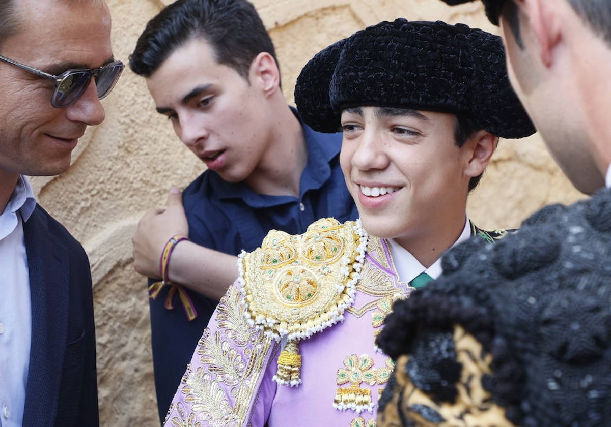 Marco Pérez, en el patio de cuadrillas de La Glorieta.