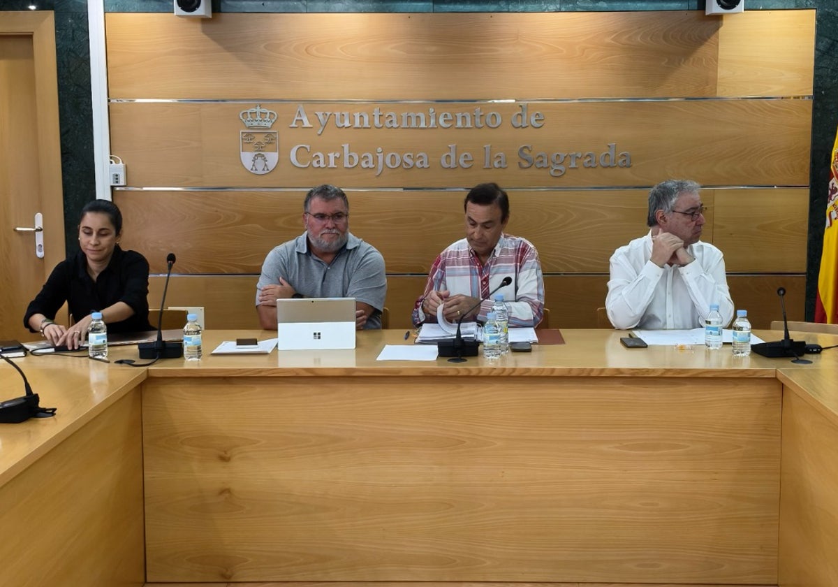 Instantes previos al inicio de la sesión plenaria.