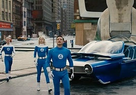 Imagen la de la película de los 4 fantásticos.
