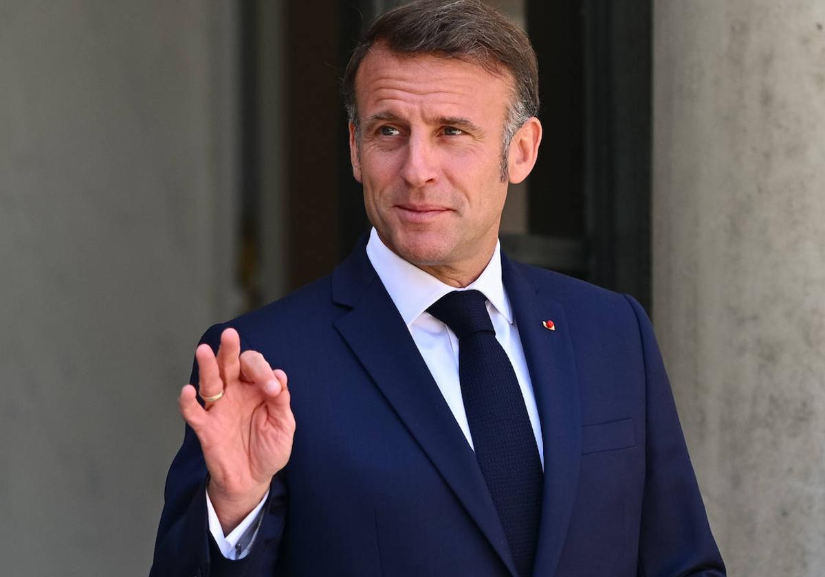 El presidente francés, Emmanuel Macron.