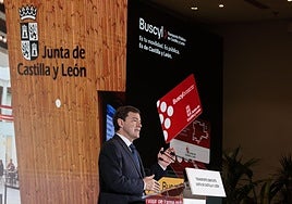 Alfonso Fernández Mañueco en la presentación del Buscyl.