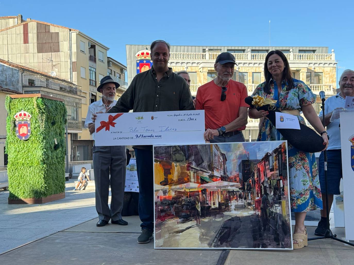 El valenciano Blai Tomás Ibáñez se lleva el certamen de pintura de Guijuelo