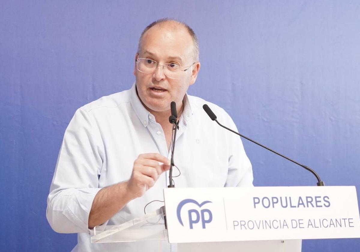 El secretario general del Partido Popular, Miguel Tellado.