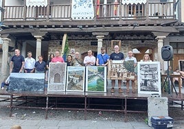 Entrega de premios en la Plaza Mayor de San Esteban